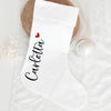 Weihnachtsstrumpf Nikolaussocke Design "Name + Symbol" | personalisiert | Weihnachten, Geschenk